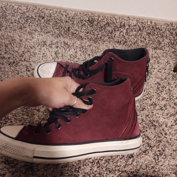Converse Suede High Tops - Picture 6 of 8